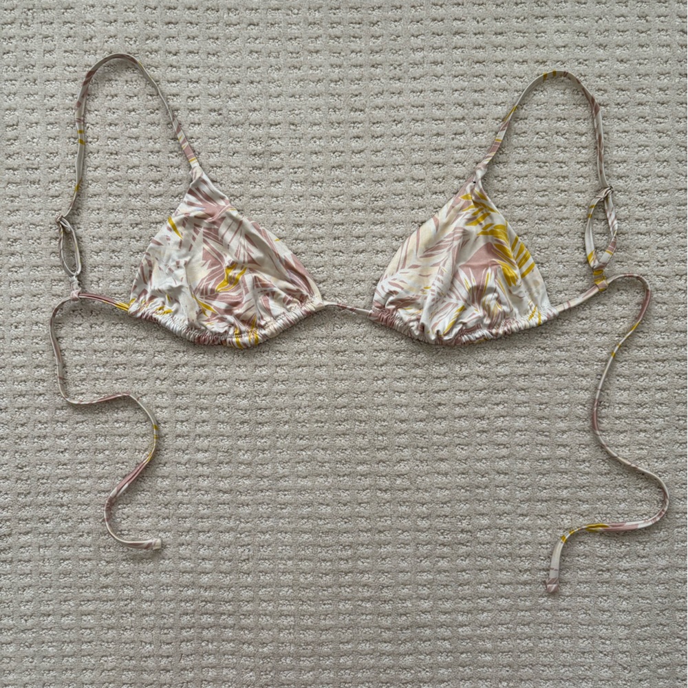 Cotton On Body Tropical Print Bikini Top